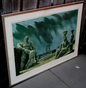 Carel Willink - Ingelijste litho: 'Evenwicht der krachten' kaufen? Bieten Sie von 625!