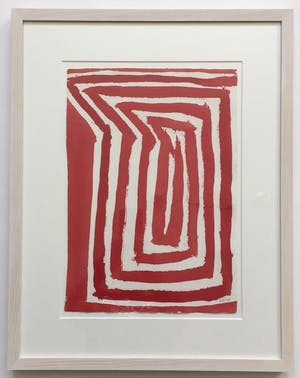 Klaas Gubbels - aquarel op papier ‘Abstract melkkannetje’ - 2004 - fraai ingelijst. kopen? Bied vanaf 675!