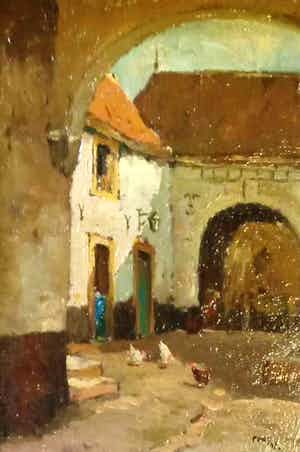 Fons Verstraeten - Franse binnenplaats boerderij verkocht voor € 95!