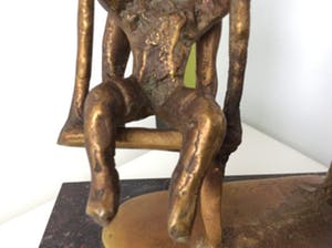 Brons (Onbekend) - Spelende figuren - brons op voet kopen? Bied vanaf 95!