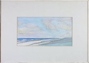 Paul Overhaus - Krijttekening op papier, Zonder titel - Ingelijst kopen? Bied vanaf 50!