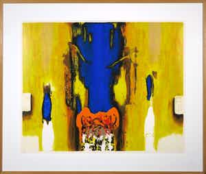 Hans Vanhorck - Litho, Zonder titel - Ingelijst (Groot) verkocht voor € 50!