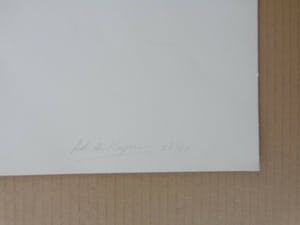 Ad de Keijzer - GEOMETRIE / ZW-W ZEEFDRUK / 51x68cm / SIG kopen? Bied vanaf 40!