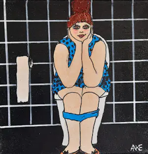 AcheterAnke Peddemors - WC vrouw? Enchérissez de 22!
