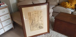 Marius Bauer - ets (groot), handgesigneerd (ingelijst) kopen? Bied vanaf 250!