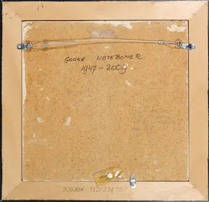 Gouke Notebomer - Olieverf op paneel, Zonder titel - Ingelijst kopen? Bied vanaf 50!