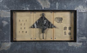 Jan Bollaert - Gemengde techniek op board, Delta - Ingelijst kopen? Bied vanaf 50!