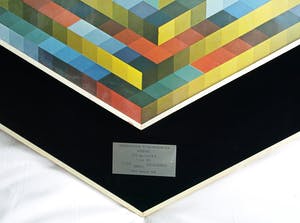 Curiosa - (Naar) Victor Vasarely : Herdenkingsmaquette 1979 , Samenwerking OBN en VAGWW kopen? Bied vanaf 75!
