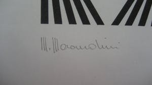 Marcello Morandini - compositie , zeefdruk , 1977 , oplage 230 kopen? Bied vanaf 125!