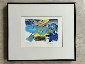 Corneille - Unieke serie van 6 Corneille zeefdrukken (zelfde oplage en net ingelijst) kopen? Bied vanaf 800!