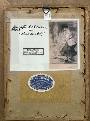 Piet van der Hem - Ets Place de Clichy Parijs kopen? Bied vanaf 195!