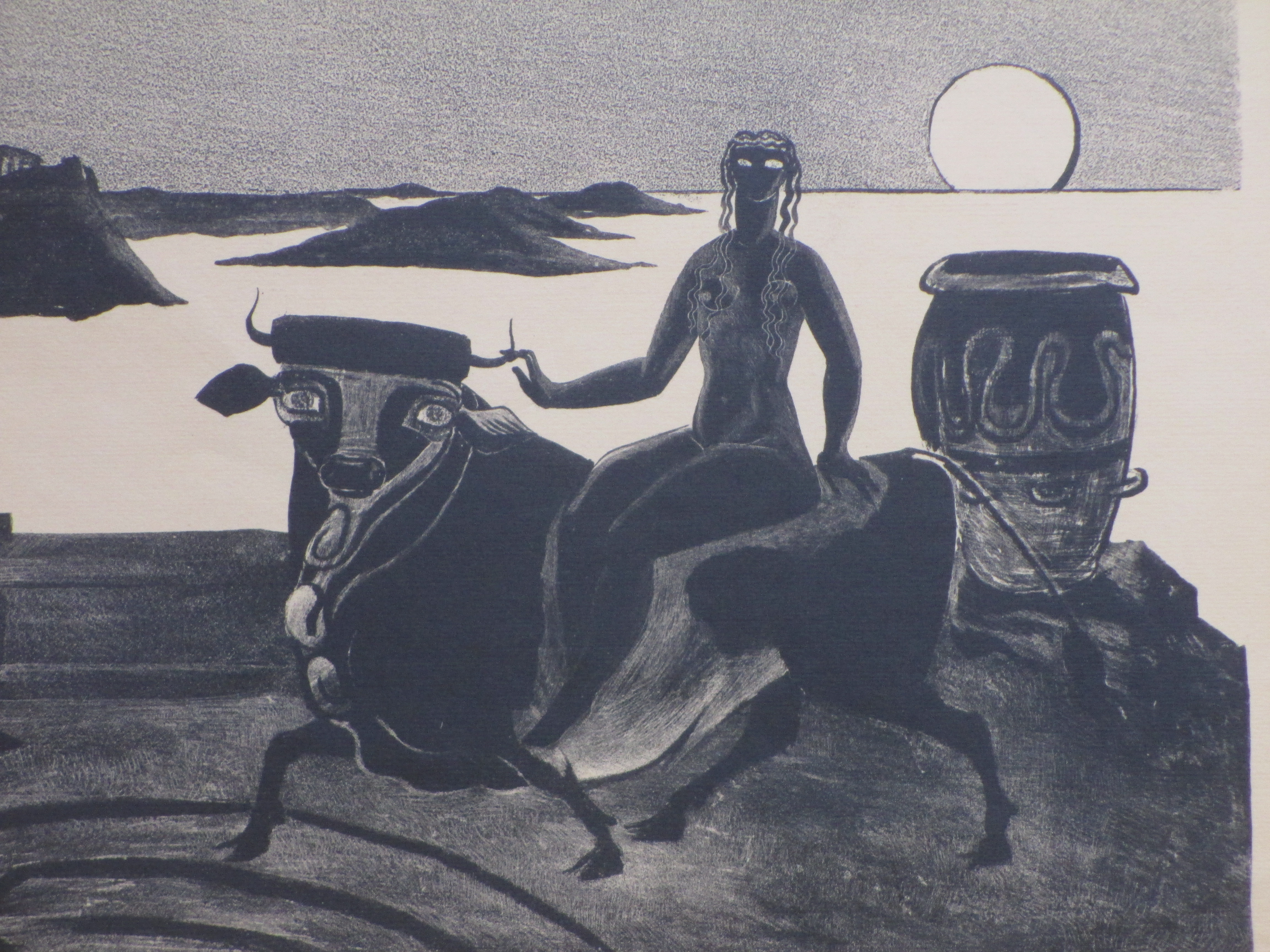 Wim Beuning - Europa op Kreta - Litho kopen? Bied vanaf 45!