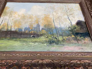 Willem G.F. Jansen - Landschap met koeien kopen? Bied vanaf 350!