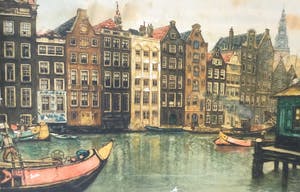 Cornelis Brandenburg - C4871, Boten in stadsgracht kopen? Bied vanaf 25!