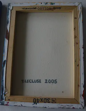 Tom Lecluse - 2 olieverf zonder titel. kopen? Bied vanaf 75!