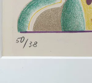 Jörg Remé - Litho (1969) - Ingelijst kopen? Bied vanaf 55!