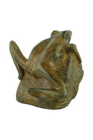 Pierre Chenet - Bronzen beeld van boomkikker op steen kopen? Bied vanaf 95!