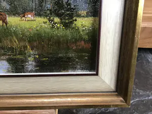 Willem Jacobus Alberts - Landschap in de Achterhoek. kopen? Bied vanaf 200!