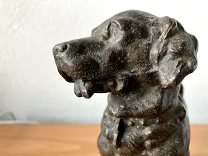 Brons (Onbekend) - Bronzen beeld van een hond . kopen? Bied vanaf 65!