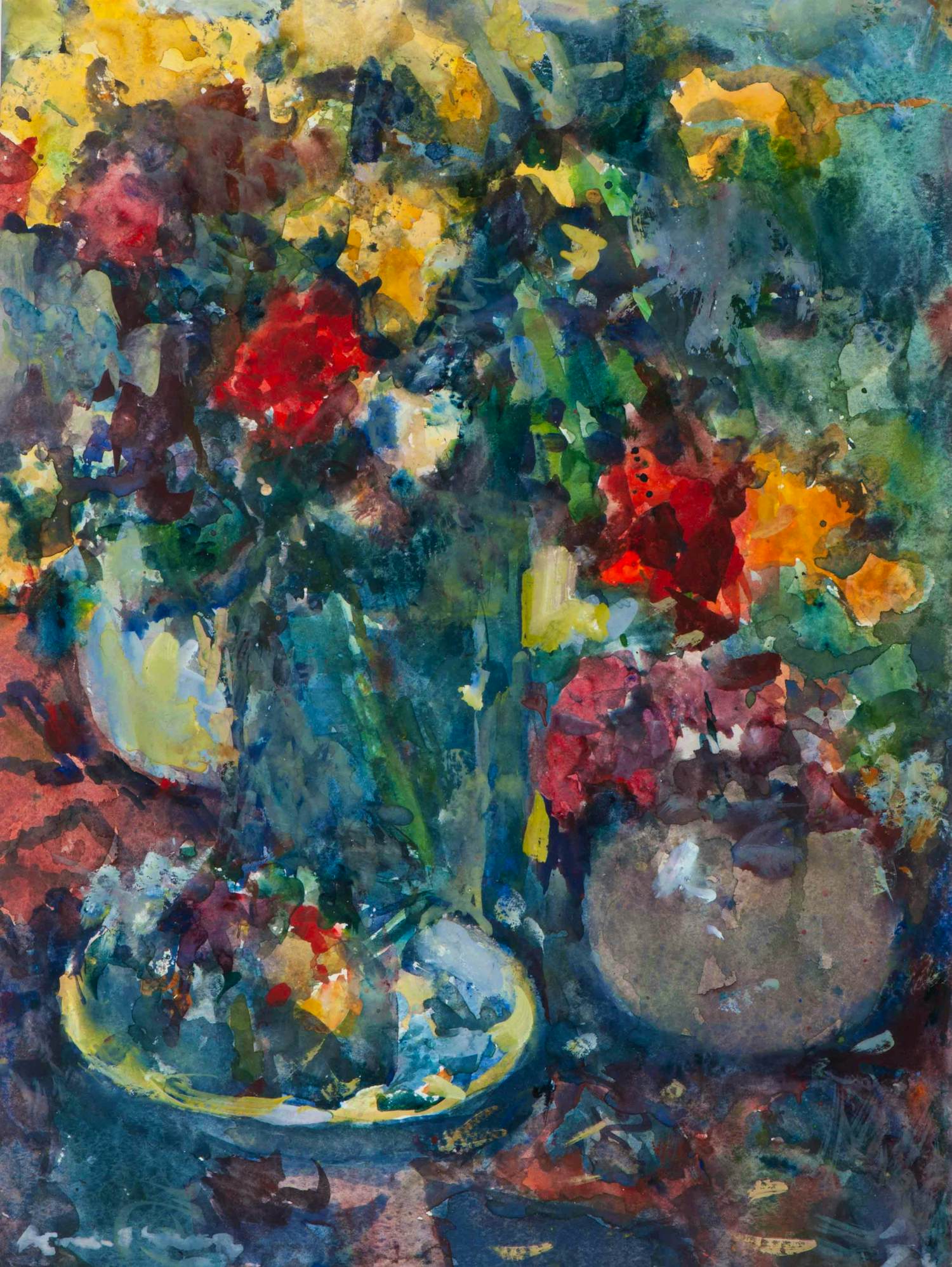 Kees Verwey - Een kleurrijk stilleven kopen? Bied vanaf 1500!