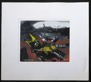 Nico Molenkamp - Zeefdruk, Vogel kopen? Bied vanaf 1!