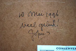Jopie Huisman - giclée, handgesigneerd in 1996 - zuurvrije inlijsting - extra: hardcover boek kopen? Bied vanaf 75!