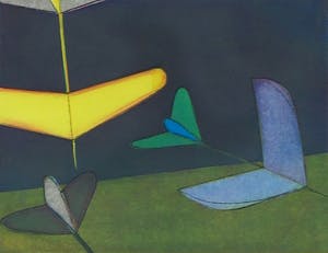 Betty Brink - Kleurenets, Zonder titel - Ingelijst kopen? Bied vanaf 1!