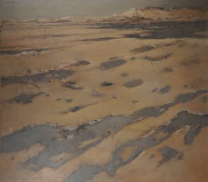 Jan Michiels - Olieverf op board (formica), Woestijn Egypte - Ingelijst (Zeer groot) kopen? Bied vanaf 1!