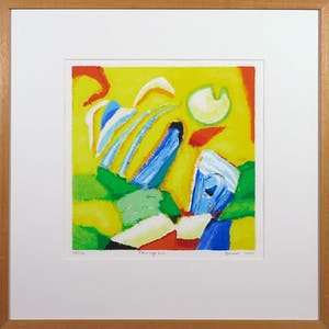 Saskia Bremer - Zeefdruk, New age b.2. - Ingelijst kopen? Bied vanaf 1!