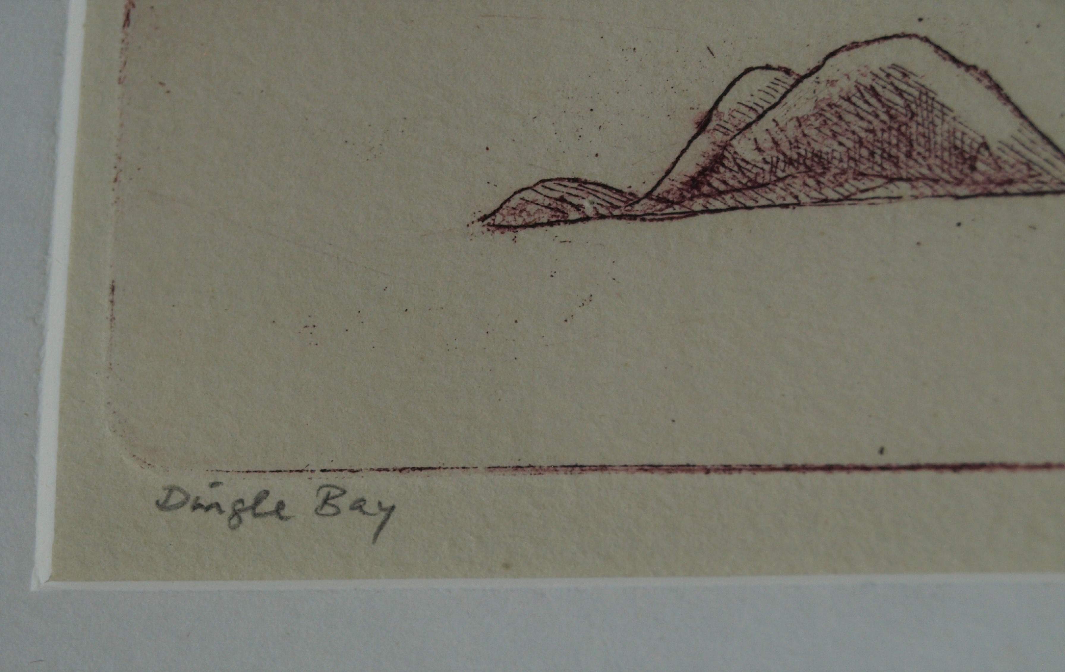 Hans Geernaert - Ets , Dingle Bay, Ierland – gesigneerd & ingelijst – 1976 kopen? Bied vanaf 10!
