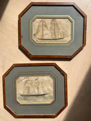 Onbekend - 2 x Maritiem werk: Roderick Ranoom en The Belle Creole vendu pour 40€ !