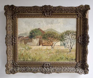 Clemence Pruijs van der Hoeven - Landschap met boerenschuur kopen? Bied vanaf 125!