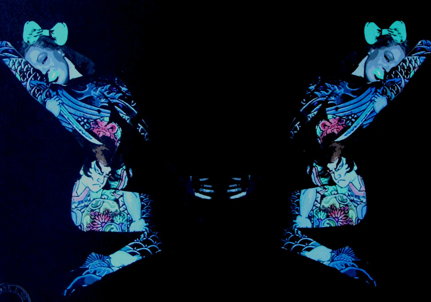 Death NYC - Zeefdruk: Kate Moss Tatoo green - 2015 kopen? Bied vanaf 60!