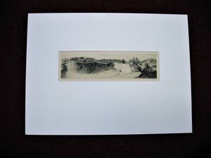 Dirk Harting - Meesterlijk Etser - Willink van Collenprijs 1913 - "Duinlandschap omstreeks 1920 kopen? Bied vanaf 10!