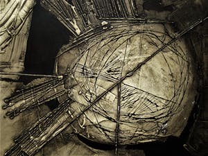 Gras Heyen - Veelzijdig Amsterdams Kunstenaar - Abstract in Grijs en Zwart - gesigneerd kopen? Bied vanaf 10!