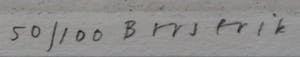 Herman Berserik - Ingelijste ets: boeien - 1989 kopen? Bied vanaf 125!