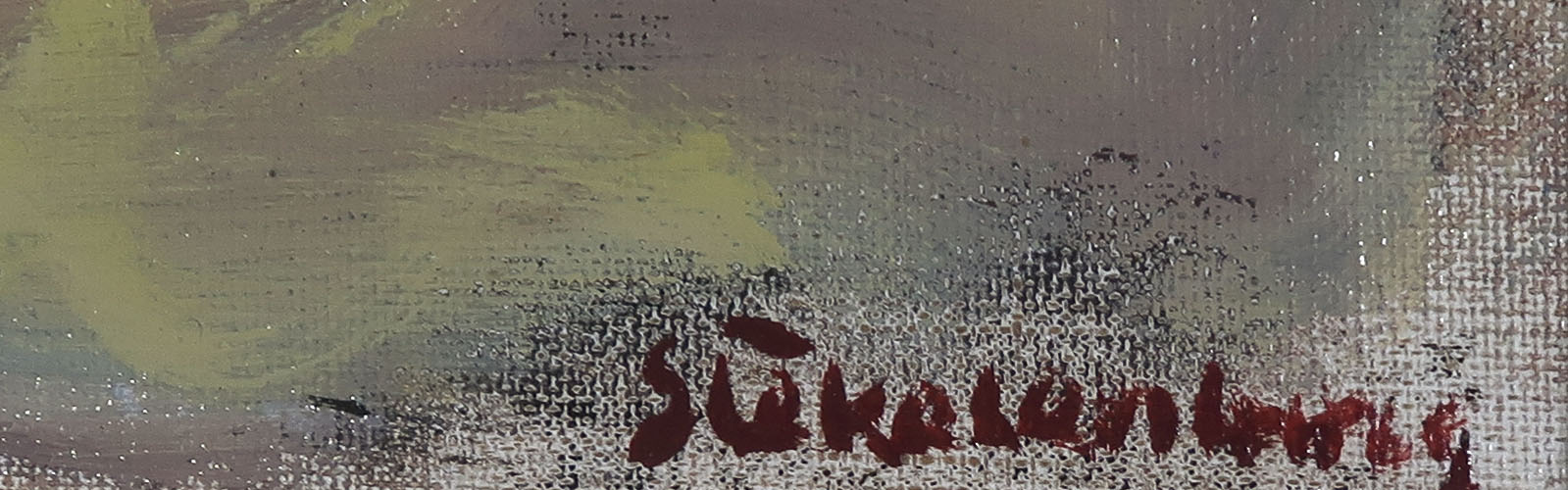 Jan Stekelenburg - Olieverf op doek, Locomotief - Ingelijst kopen? Bied vanaf 1!