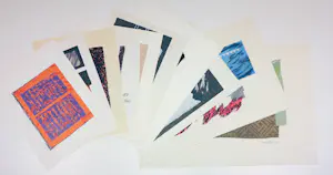 Buy Prasadam - Zeefdruk, Lot van 10 abstracte composities? Bid from 80!