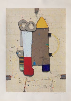 Cole Morgan - zeefdruk ‘like father like son’ - 1993 - oplage XXXVII kopen? Bied vanaf 175!