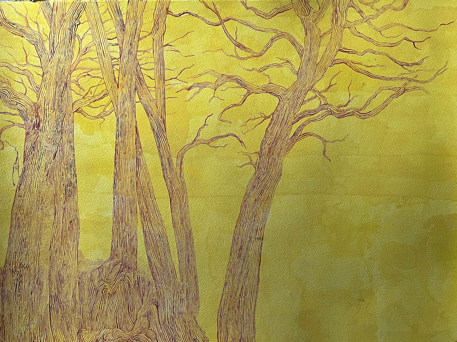 Ger Daniels - Boom in bruin en geel kopen? Bied vanaf 40!