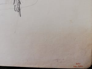 Johan Dijkstra - Potloodschets kopen? Bied vanaf 60!