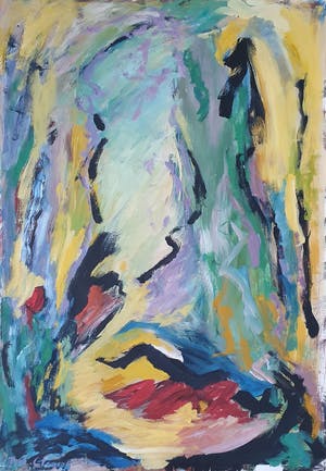 Piet Clement - Gouache kopen? Bied vanaf 95!