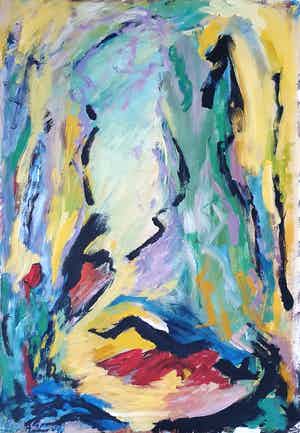 Piet Clement - Gouache verkocht voor € 95!