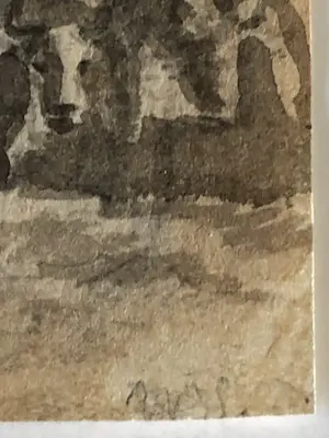 Willem Spoor - Twee sepia's met koeien kopen? Bied vanaf 50!