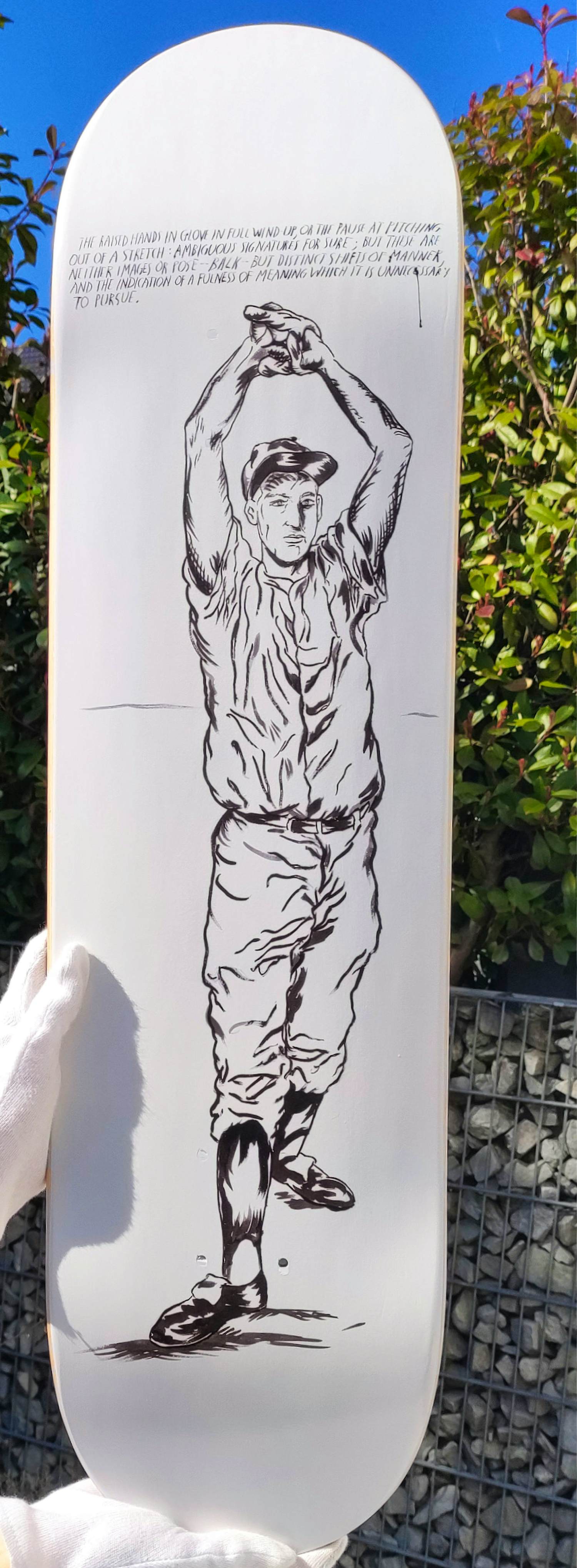 Raymond Pettibon - No Title (The raised hands...) – Skate Deck – Limited Edition kopen? Bied vanaf 275!