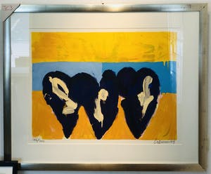 Jan Cremer - Tulips X met lijst! kopen? Bied vanaf 275!