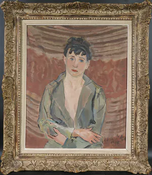 Edgard Tytgat - Olieverf op doek, La Mélancolie - Ingelijst kopen? Bied vanaf 8000!