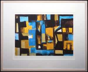 Theo Kuijpers - Giclee, Zonder titel - Ingelijst verkocht voor € 50!