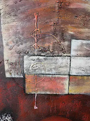 Han Teng - "Muzieknoot" Abstracte Kunst - Acryl op canvas van Han Teng kopen? Bied vanaf 20!