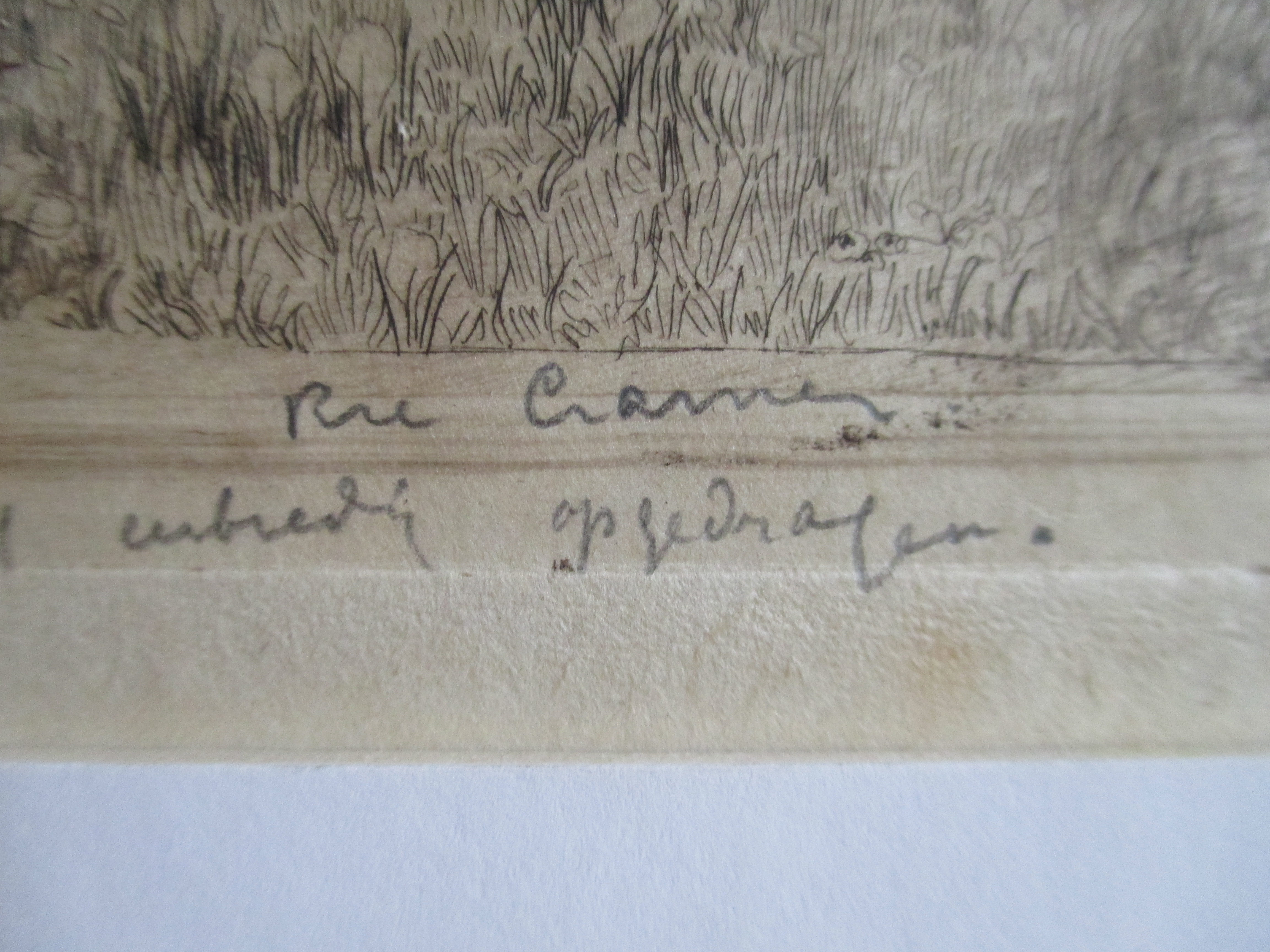 Rie Cramer - Ets"De Kus" kopen? Bied vanaf 35!